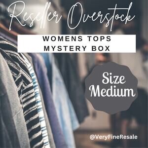 Mystery Box of 8 Womens Tops Size Medium